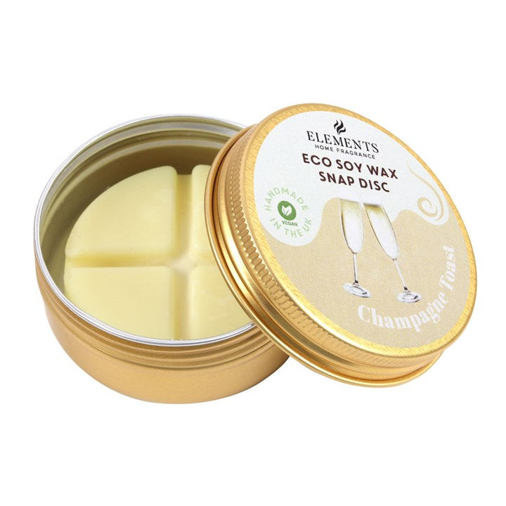 CHAMPAGNE TOAST SOY WAX SNAP DISC