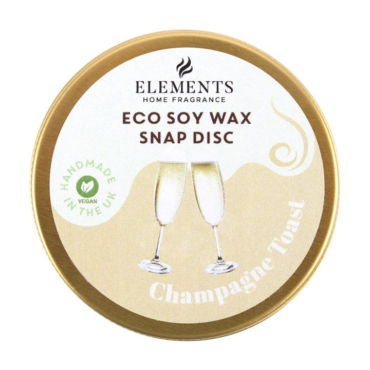 CHAMPAGNE TOAST SOY WAX SNAP DISC