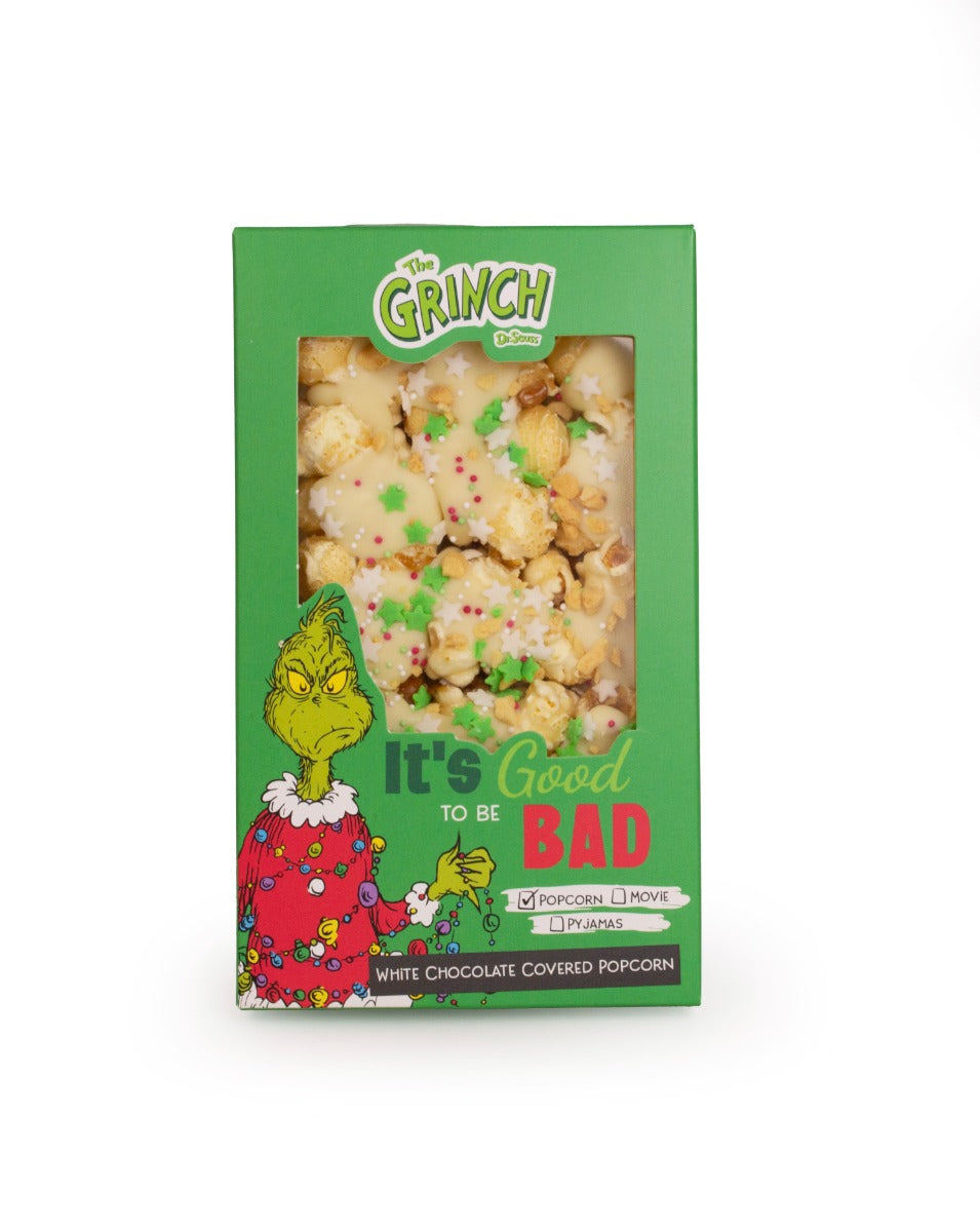 The Grinch White Chocolate Popcorn Slab 100g