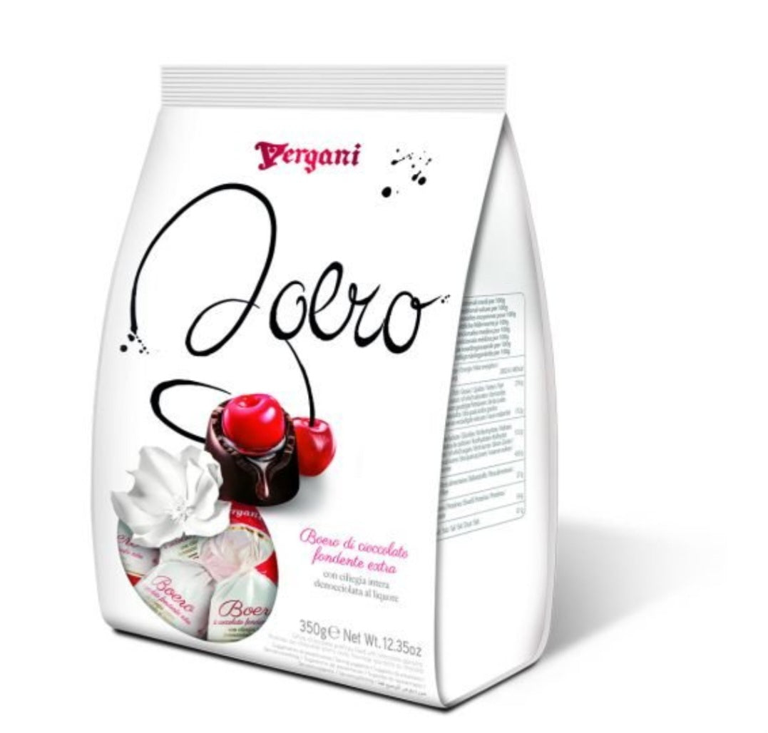 Vergani Boero Dark Chocolate With Liqueur & Cherries