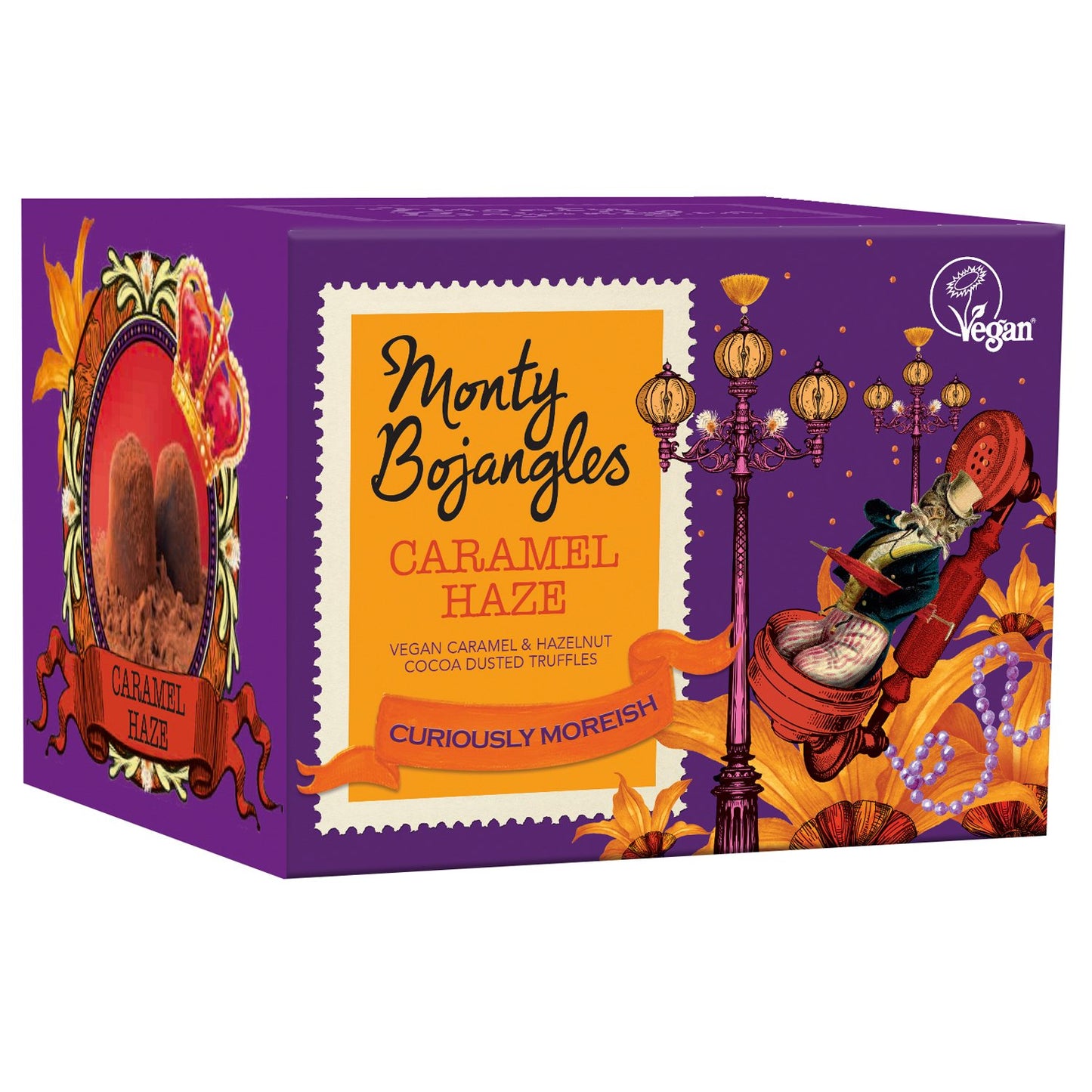 Caramel Haze gift box of vegan-friendly caramel truffles,100g