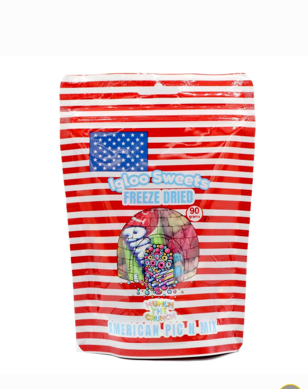 Igloo American Pic n Mix Freeze Dried Sweets Pouch 90g