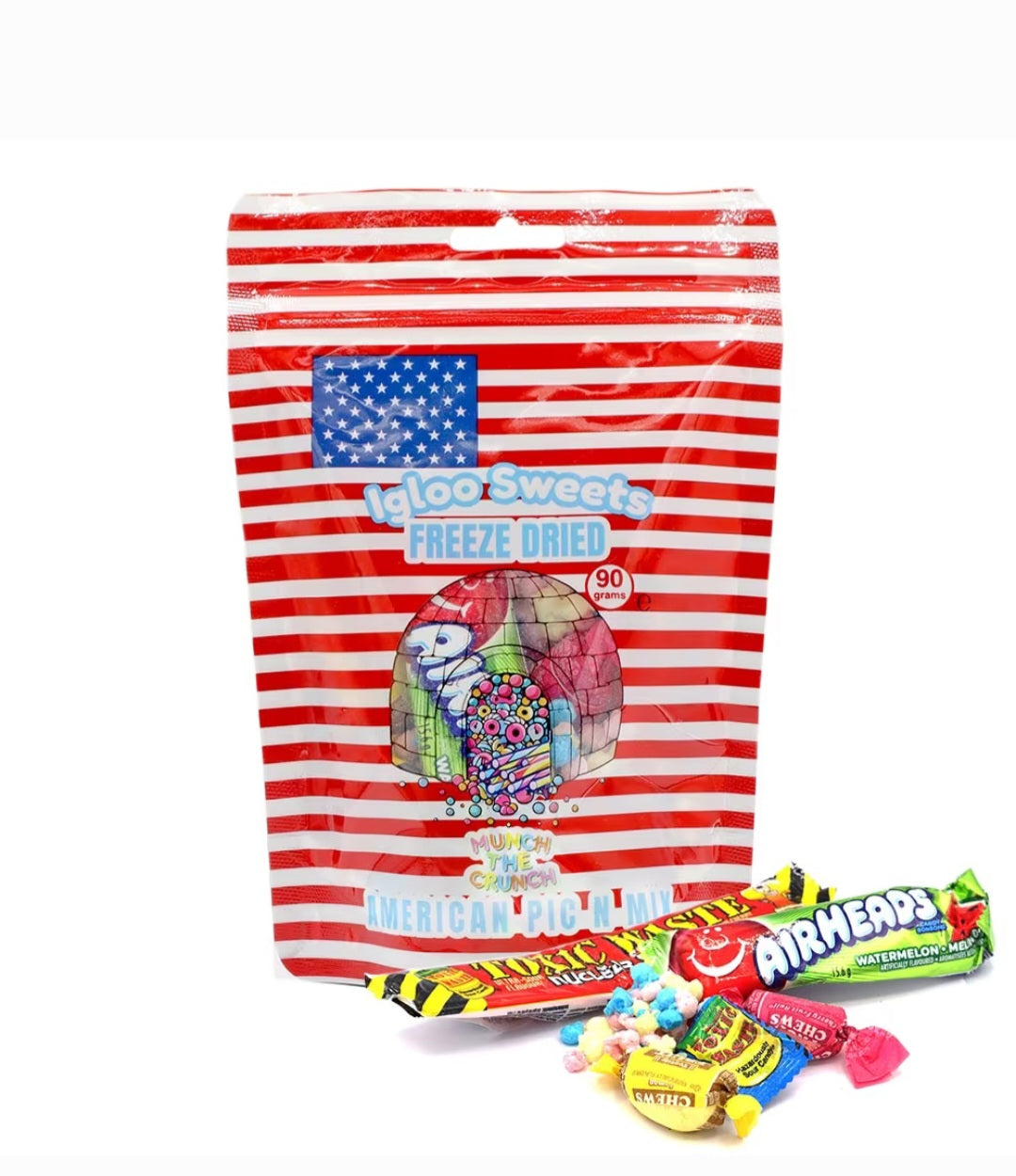 Igloo American Pic n Mix Freeze Dried Sweets Pouch 90g