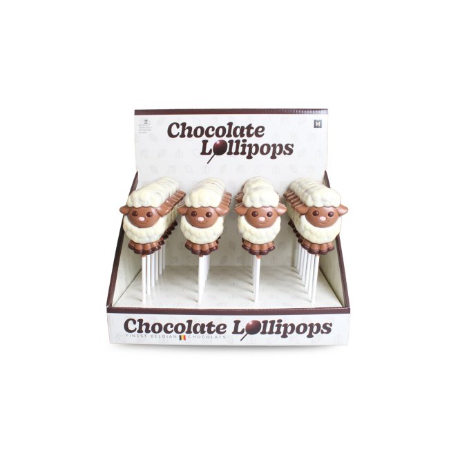 Milk chocolate rosie the lamb lollipops, 30g
