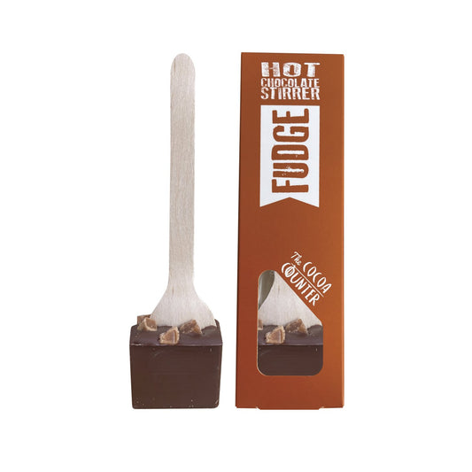 Cocoa Counter fudge hot chocolate stirrer