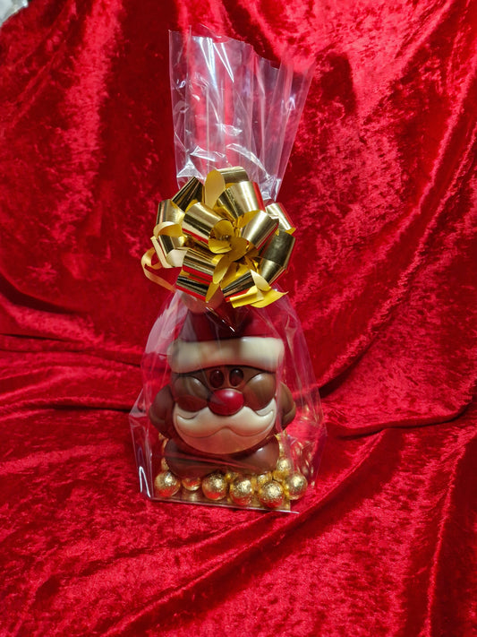 Hippy Santa Chocolate Figure