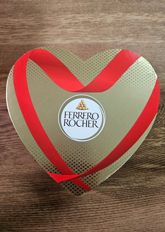 Ferrero Rocher Chocolate Valentine's Day Heart Shaped Box 125g