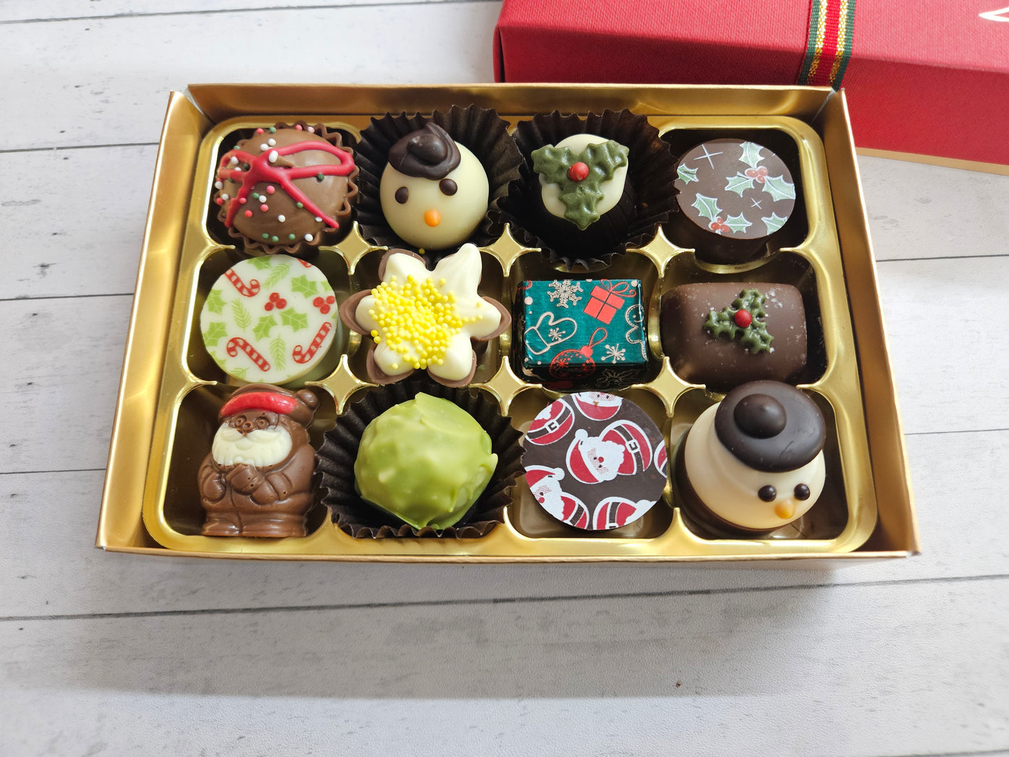 Christmas Chocolate Truffle Selection, 24 or 12