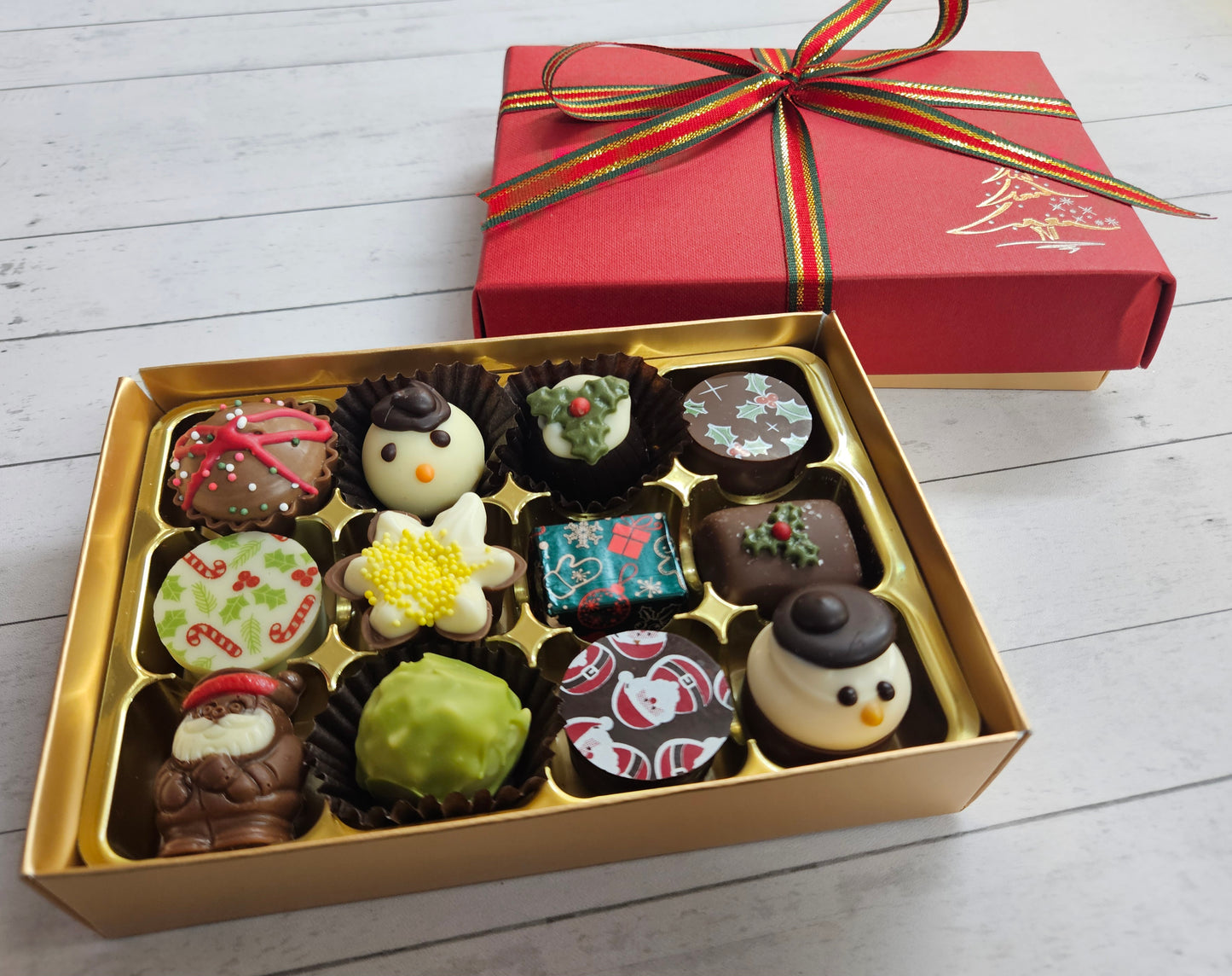 Christmas Chocolate Truffle Selection, 24 or 12