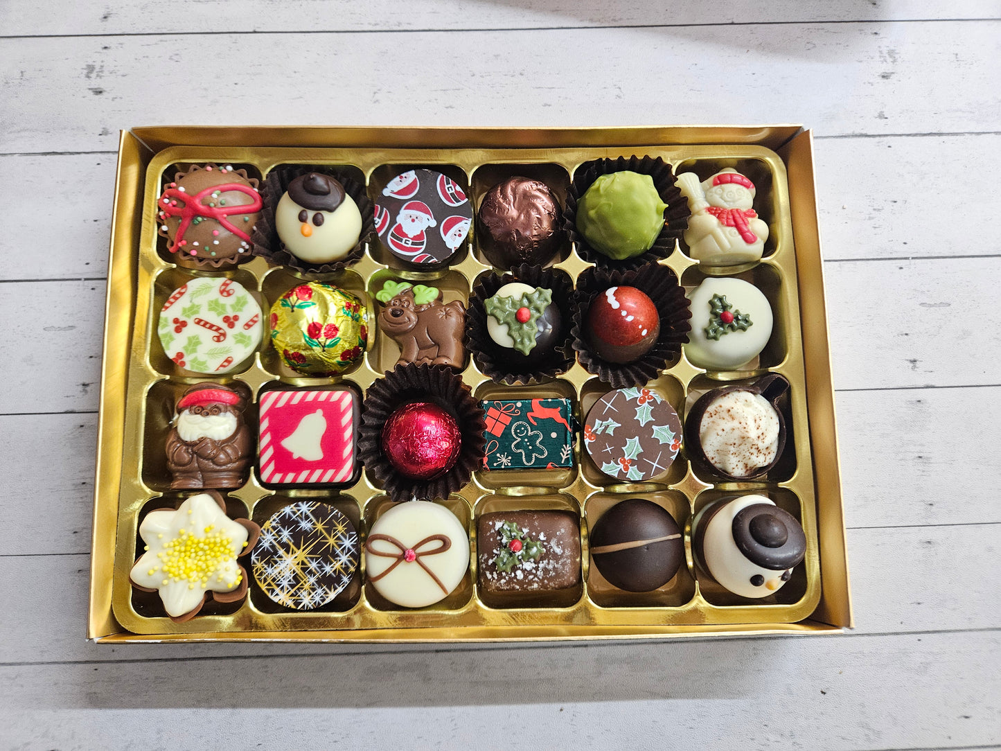 Christmas Chocolate Truffle Selection, 24 or 12