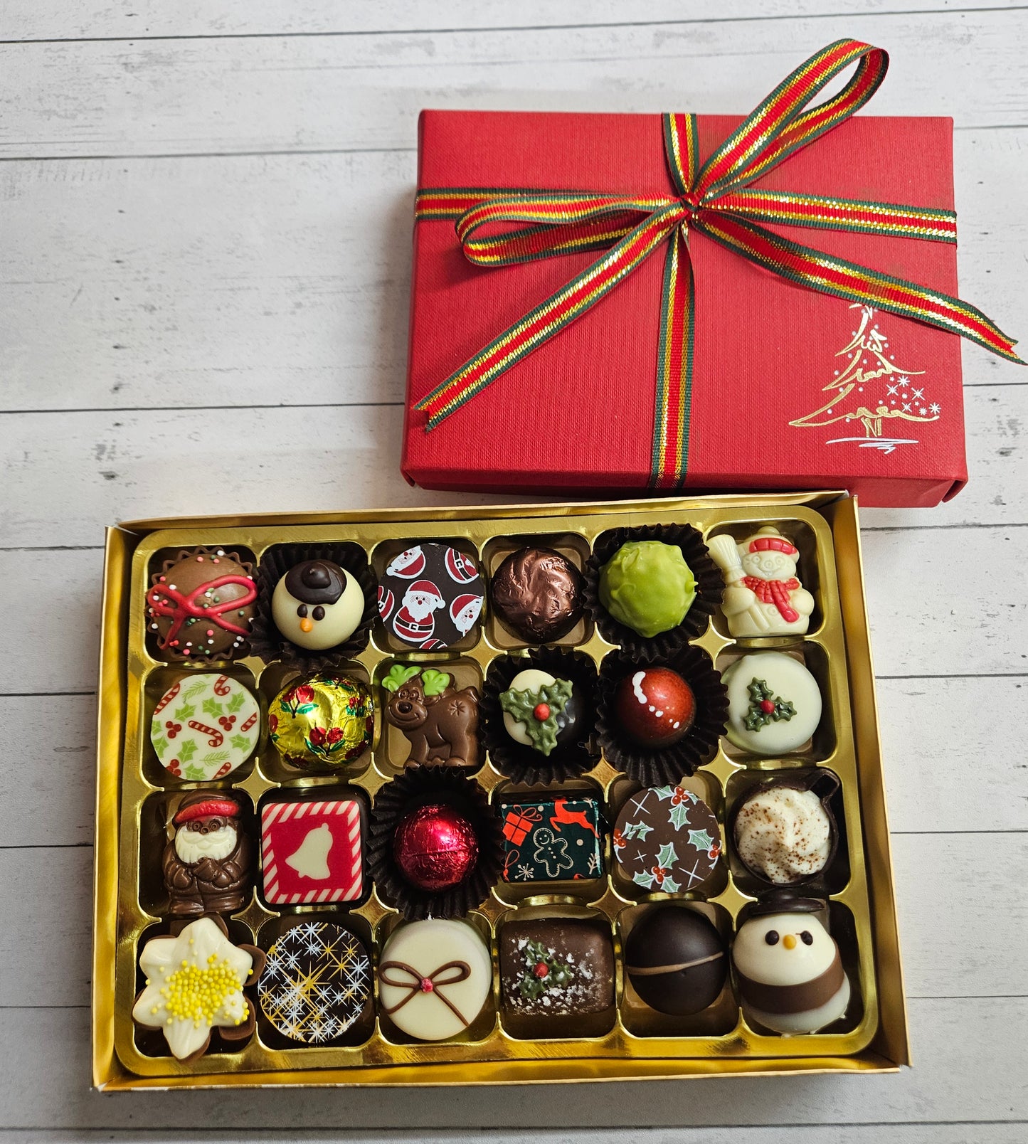 Christmas Chocolate Truffle Selection, 24 or 12