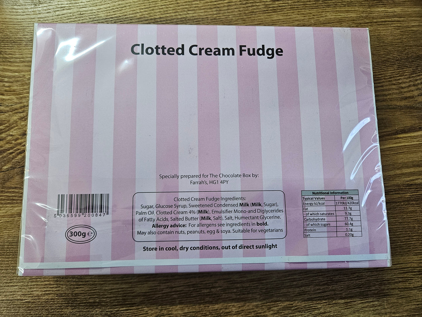 Holmfirth Clotted Cream Fudge