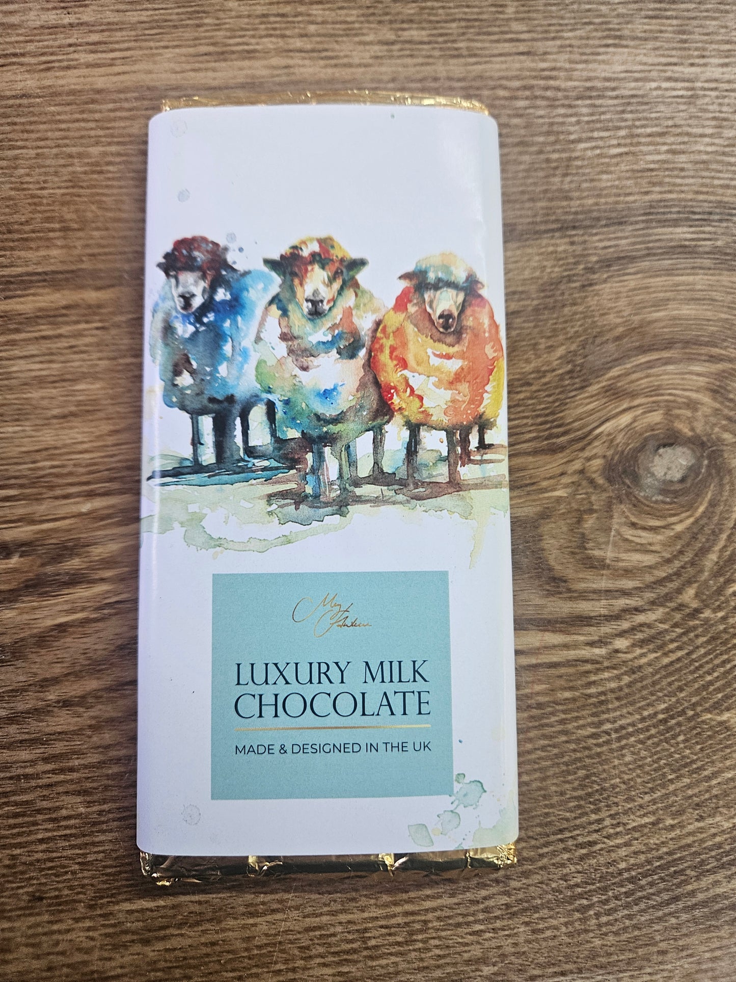 Meg Hawkins Luxury Milk Chocolate bar, 100g