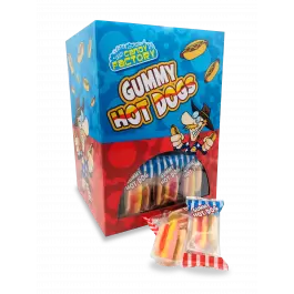 Crazy Candy Factory Mini Gummy Hot Dogs 10g