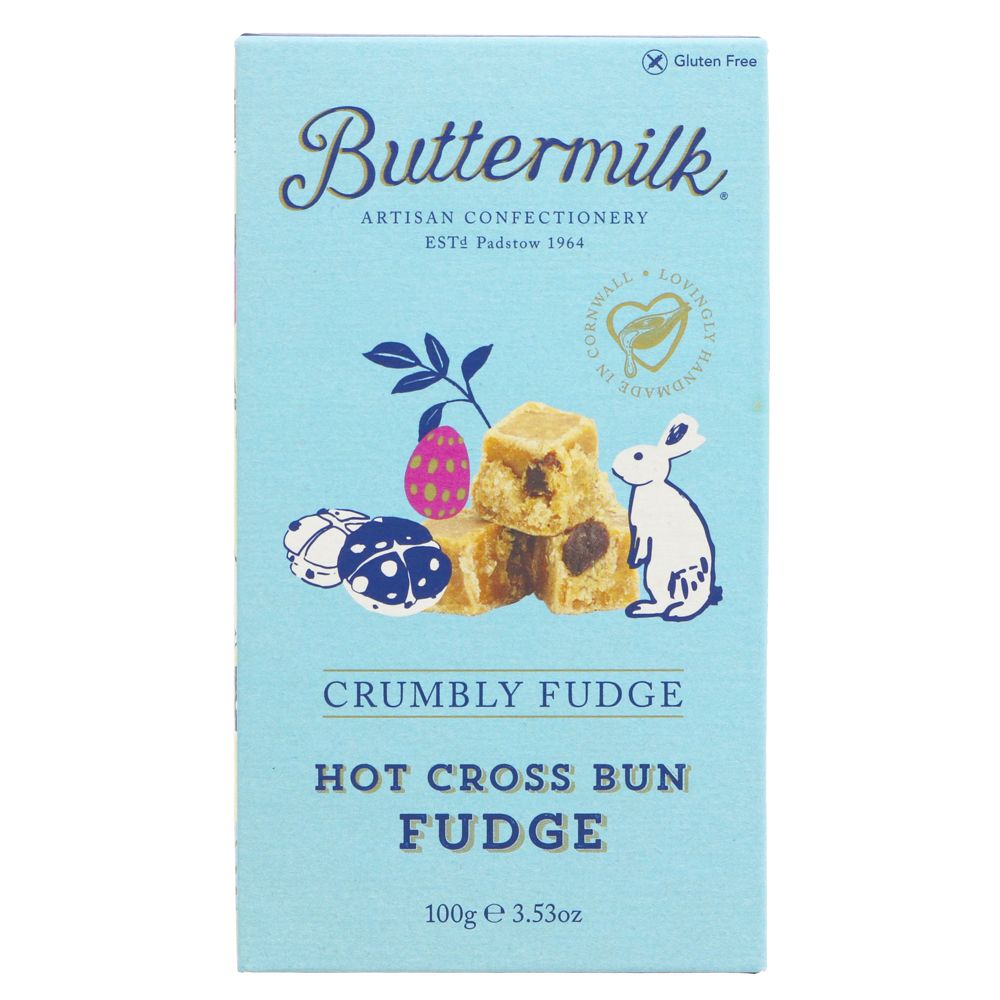 Buttermilk Hot Cross Bun Fudge 100g