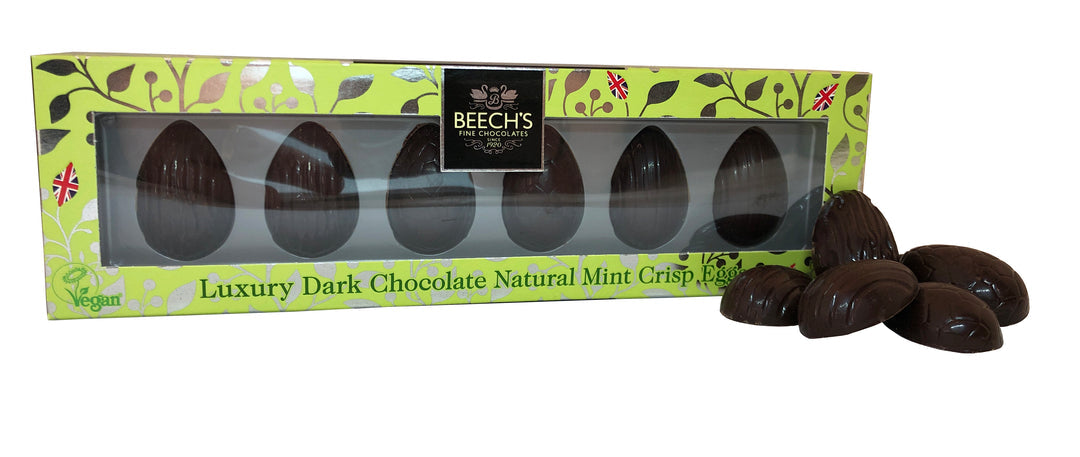 Dark Chocolate Mint Crisp Mini Half Eggs, 60g