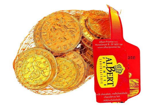 Albert premier -Milk Chocolate Gold Coins 50g