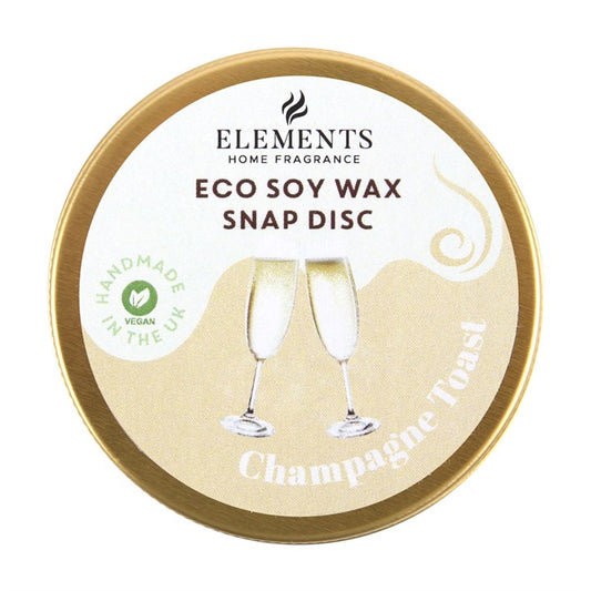 CHAMPAGNE TOAST SOY WAX SNAP DISC