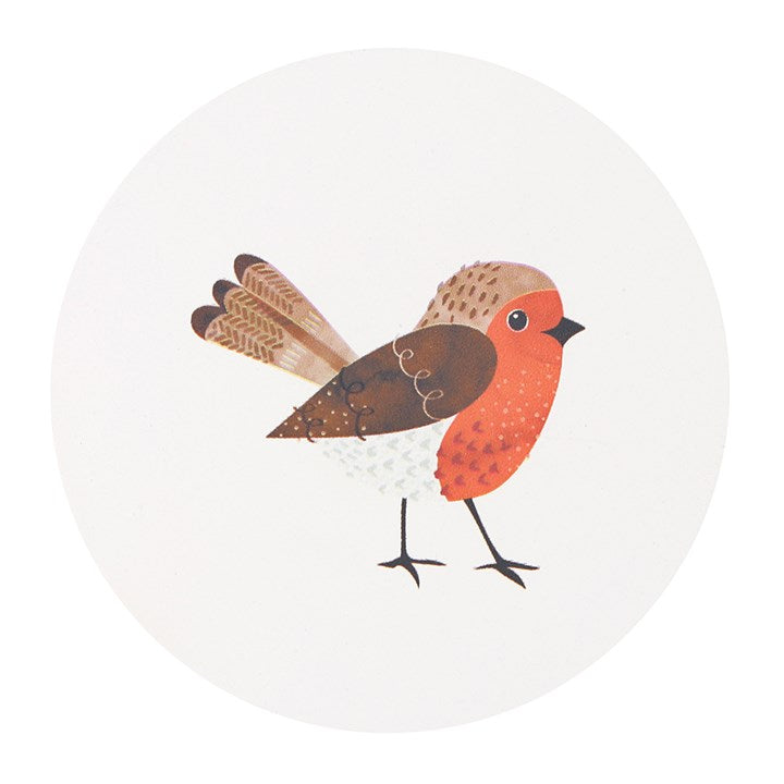 GARDEN ROBIN COASTER SET