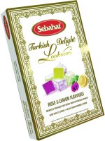 Rose and lemon Turkish delight 200g - Sebahat