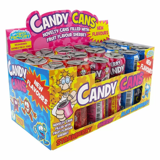 Crazy Candy Factory Candy Cans