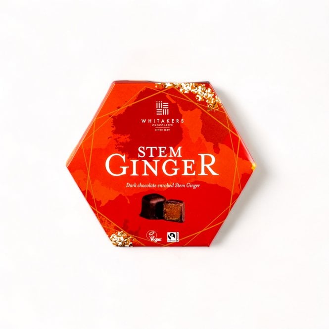 Stem Ginger Covered in Rich Dark Chocolate