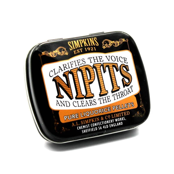 Simpkins Nipits Pure Liquorice Pellets Sweets Tin