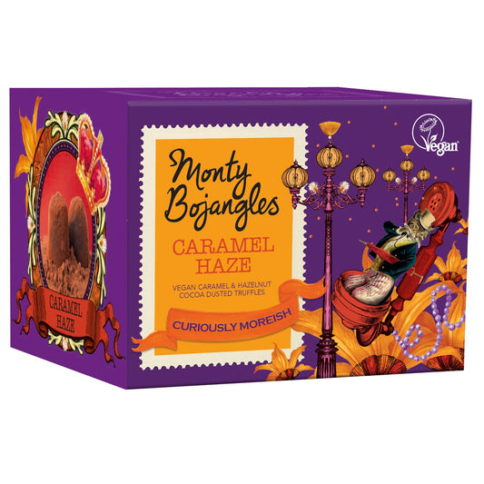 Caramel Haze gift box of vegan-friendly caramel truffles,100g