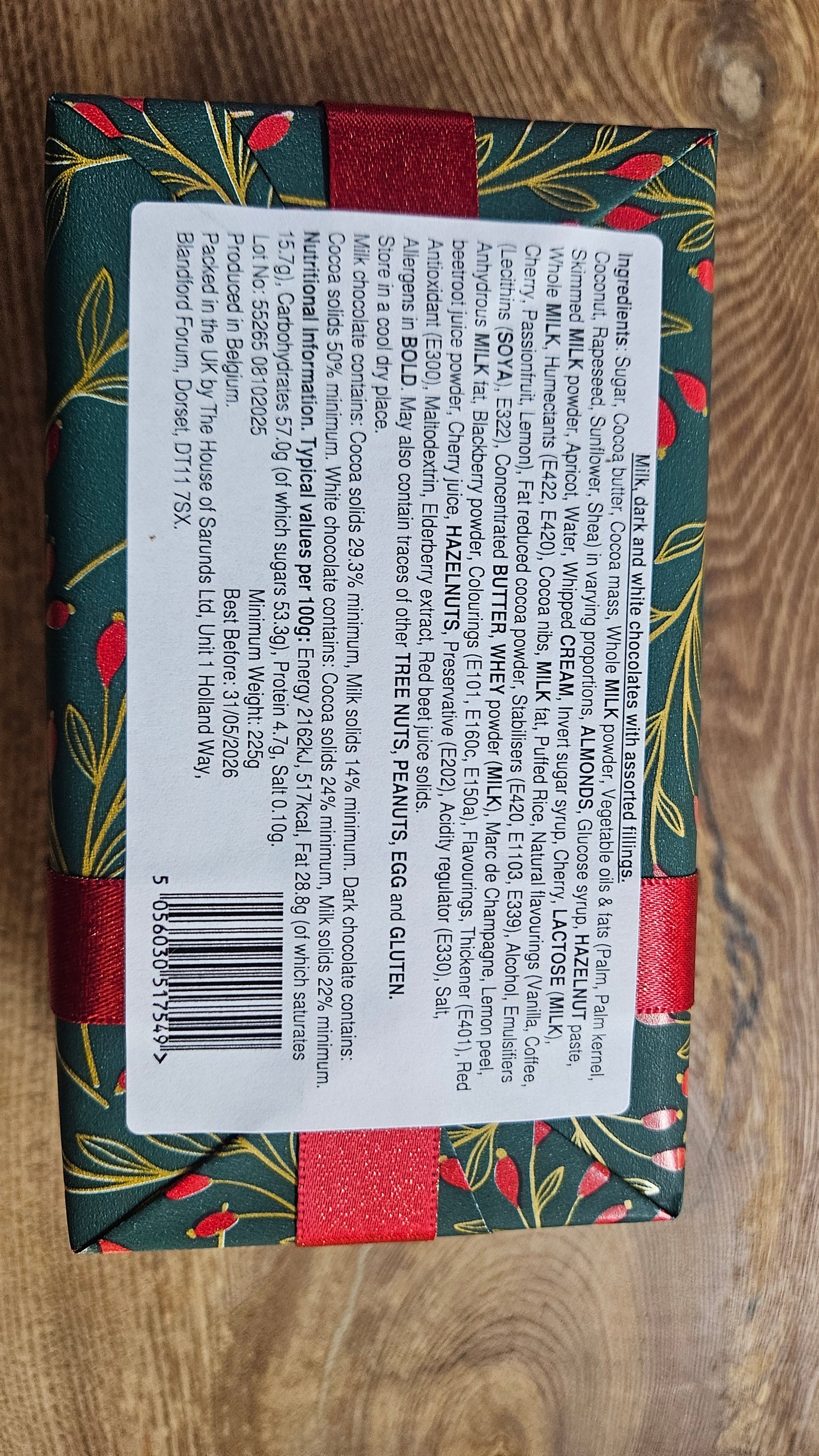 Mixed outer of deluxe Christmas ballotins - 225g