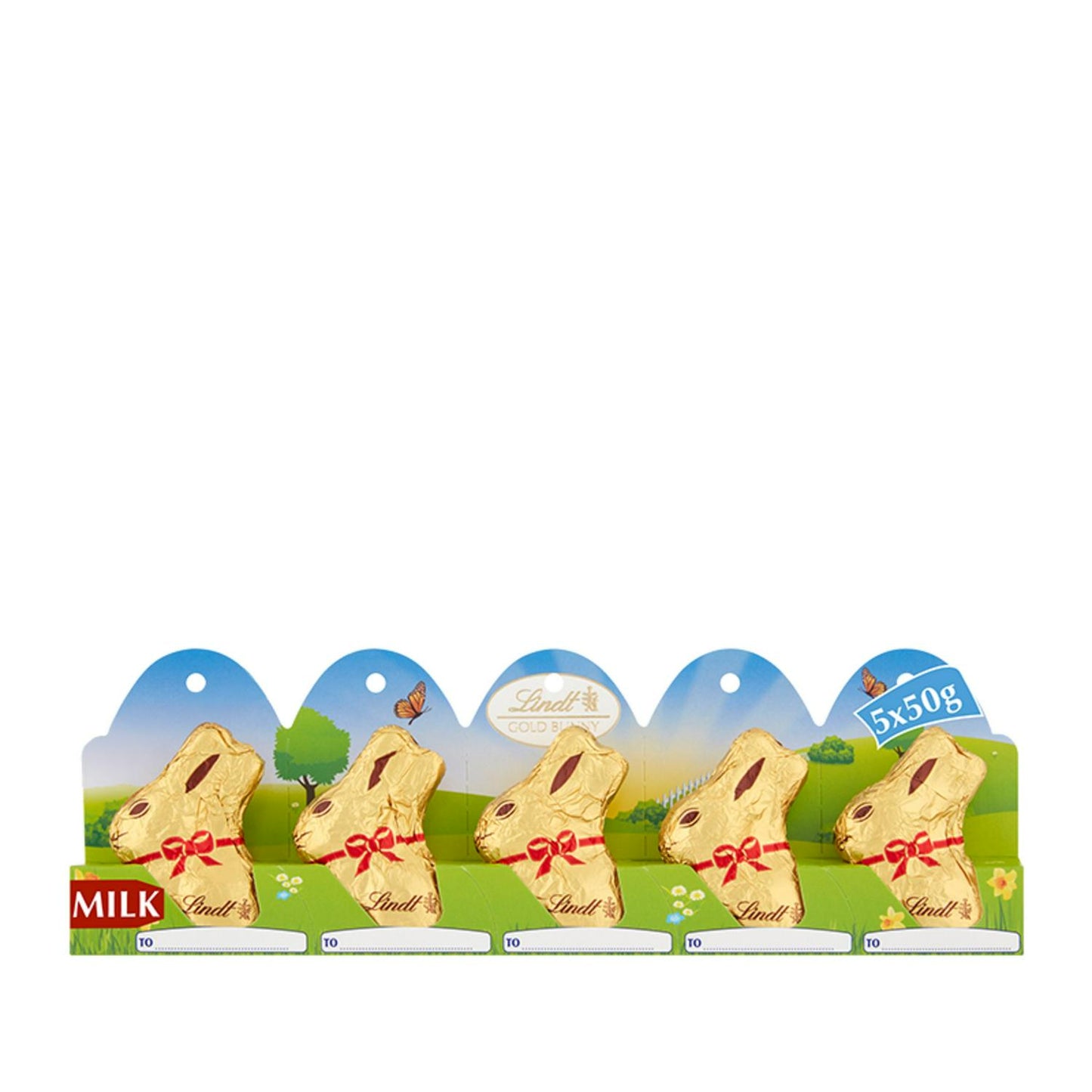 Lindt Gold Bunny Easter Milk Chocolate 5 Pieces 50g