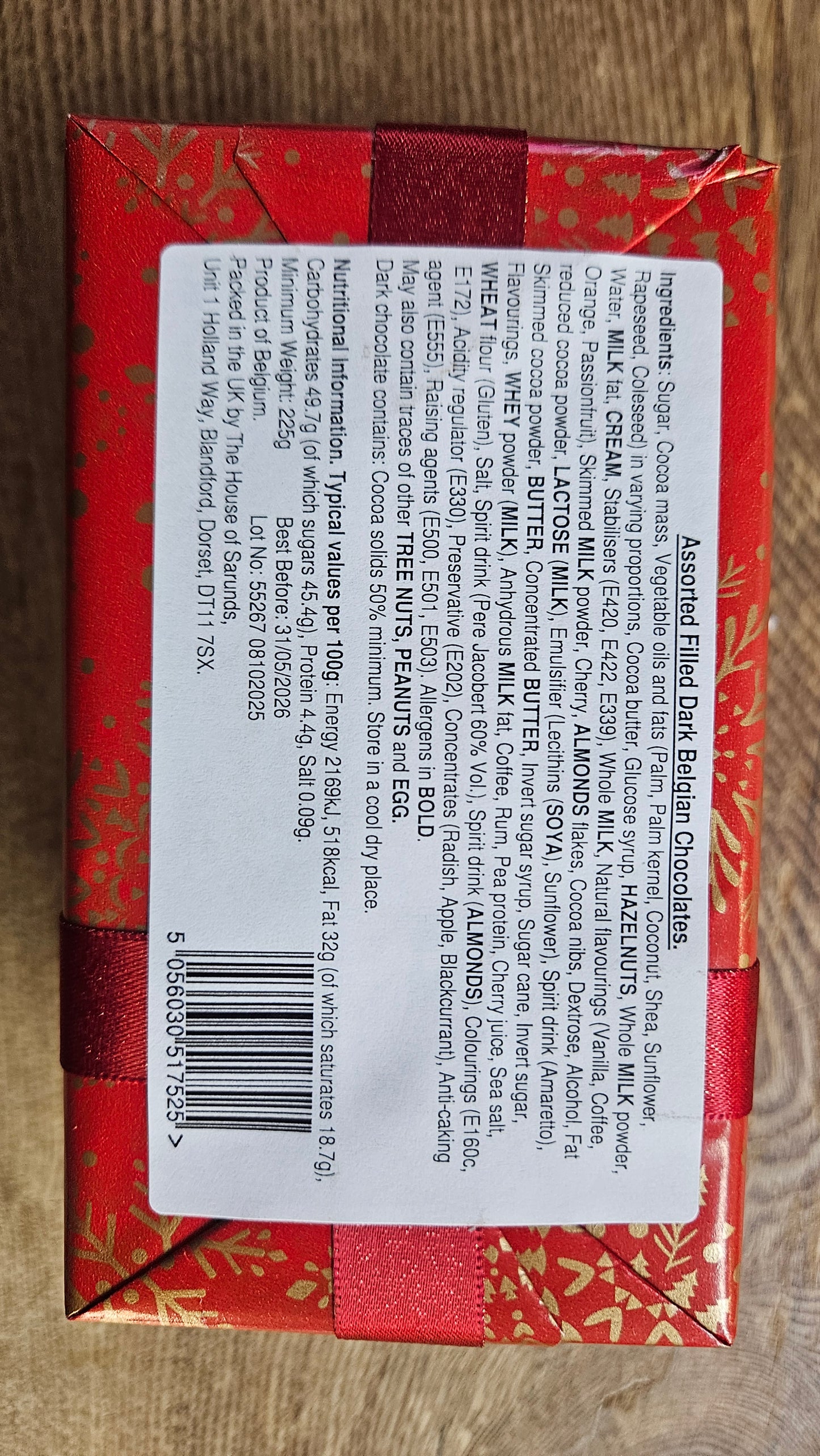 Mixed outer of deluxe Christmas ballotins - 225g