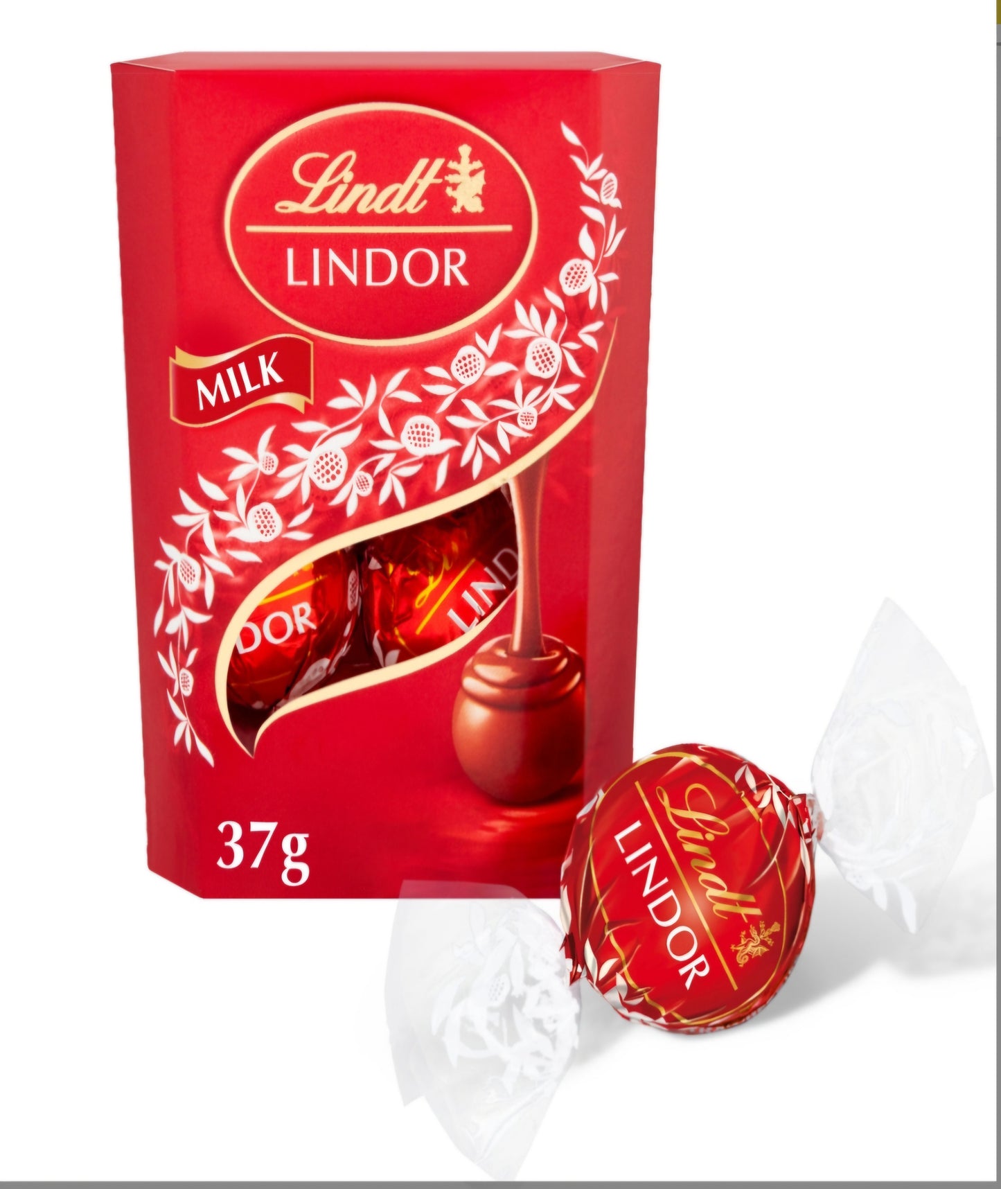 Lindt Lindor Milk Chocolate Truffles Treat Box 37g