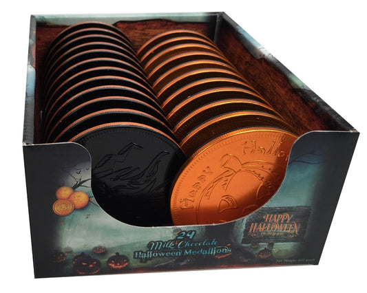 Halloween Medallions Milk Chocolate,  23g