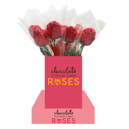 Chocolate Flavoured Candy Roses 18g