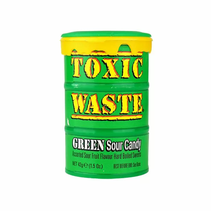 Toxic Waste Green Drum thechocolateboxholmfirth