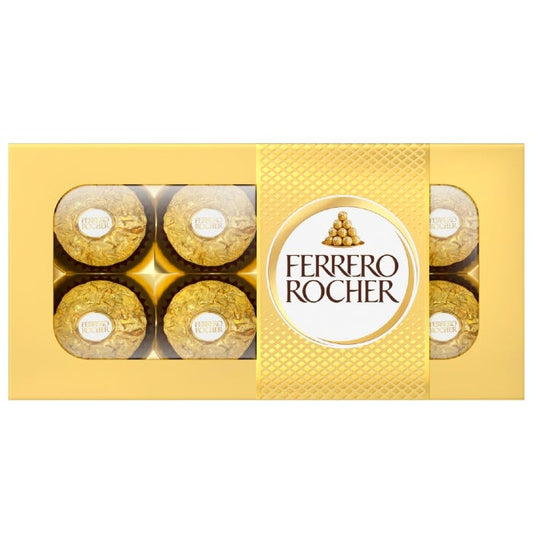 Ferrero Rocher Gift Box Of Chocolate 8 Pieces, 100g